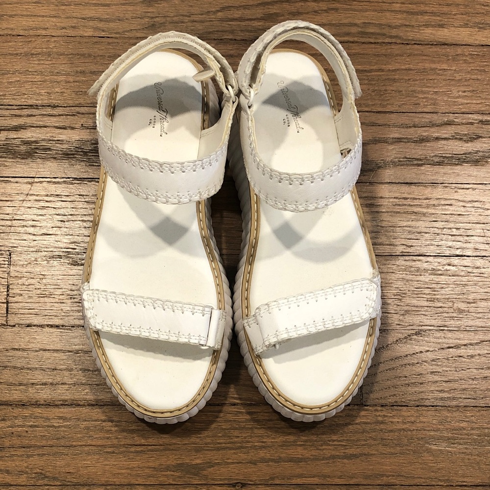 Women's Joey Platform Sport Sandals - Universal Thread White Sz 7.5